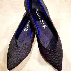 Rothy's Black Pointed Toe Flats